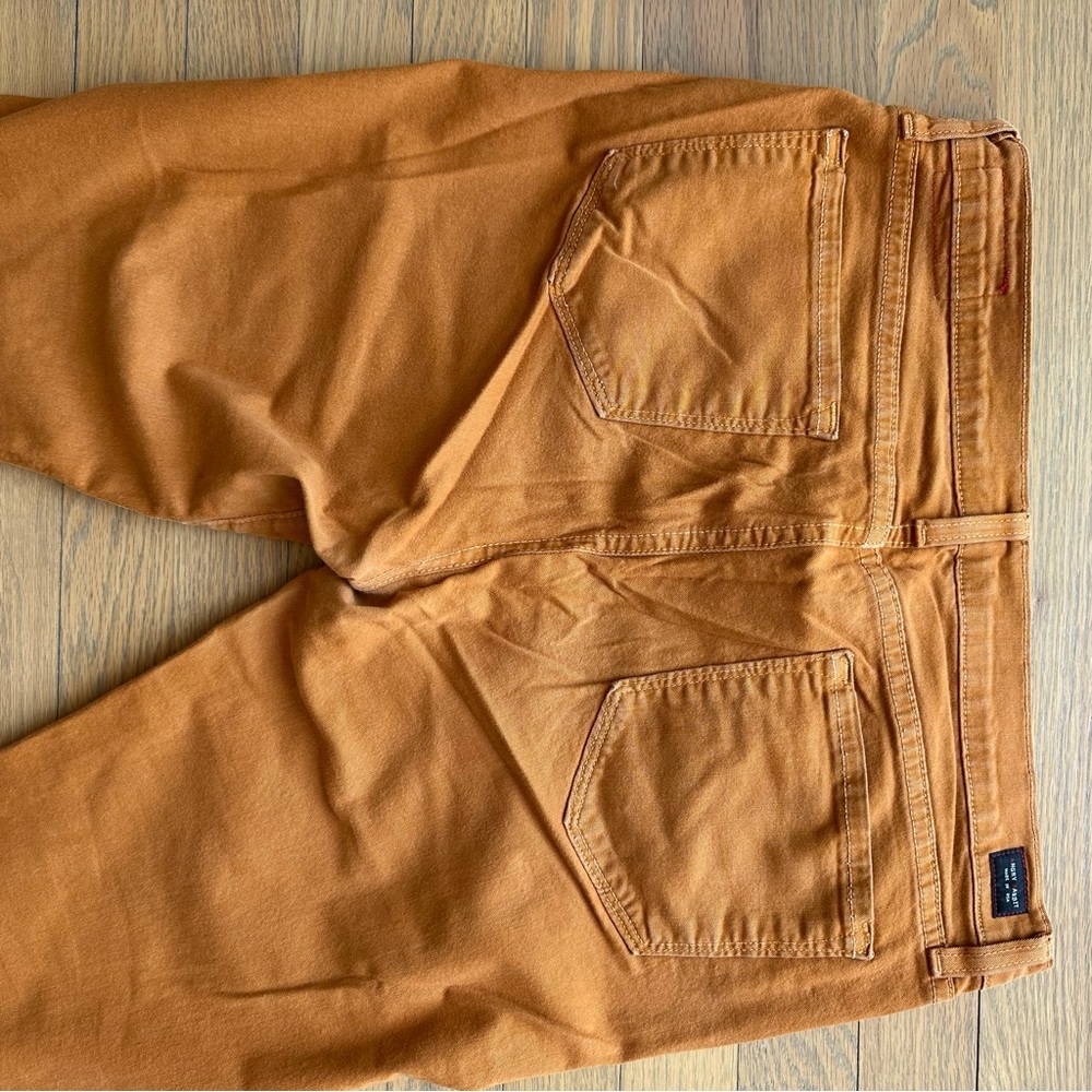 Angry Rabbit Burnt Orange Cropped Jeans Size 31/13 - Picture 8 of 9